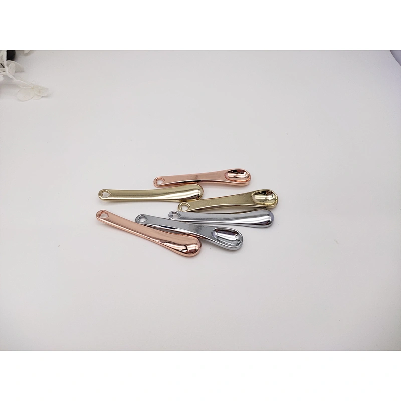 Gold Silver Rose Metal Makeup Applicator Mini Beauty Scoop Facial Cream Spoon Cosmetic Spatula