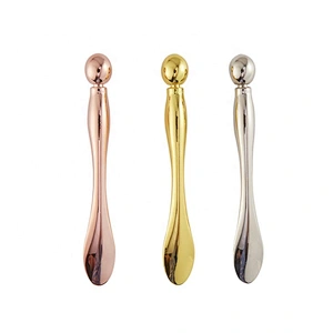Luxury Silver Cream Facial Cream For Spoon Cosmetic Beauty Stainless Steel Spoon