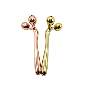 Best selling plastic v shape face slimming massager 3D roller shape massage facial roller device