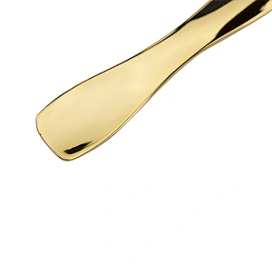 2020 Hot Selling Metal Makeup Wand gold cosmetic spoon for skincare cream eye cream scoops