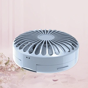 Amazon Top Seller Wholesale Makeup Mirror With Mini USB Fan, Pretty mirror fan