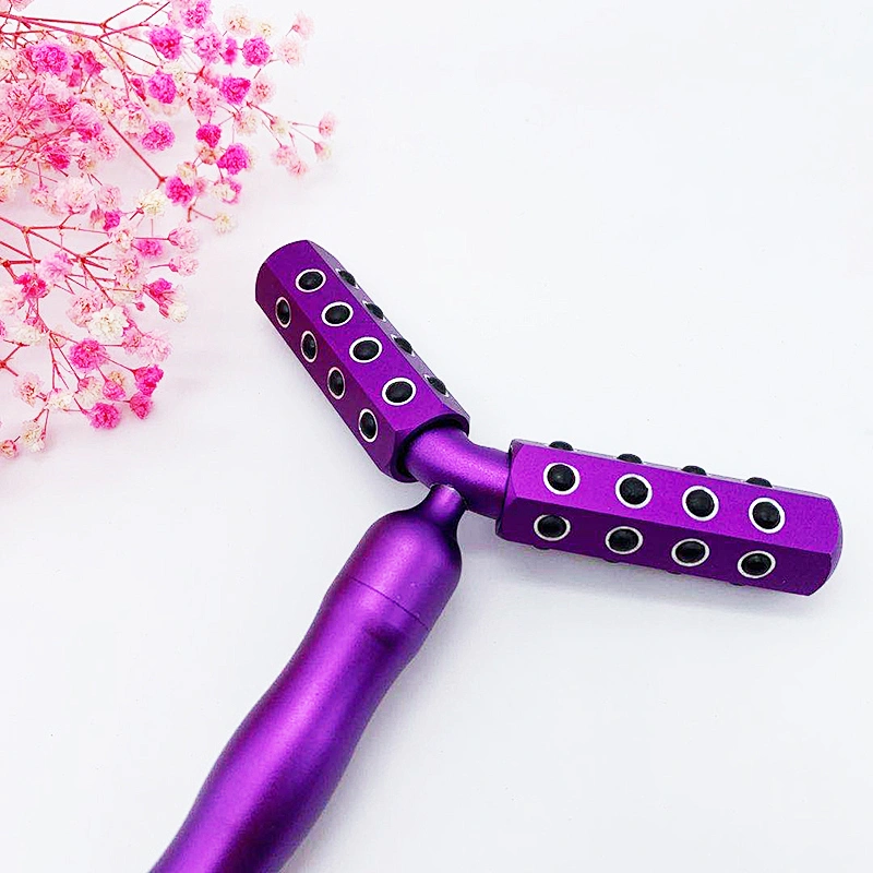 Hot sale vibration Y shape slimming face roller body massager 3D neck massager