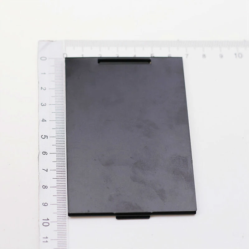 China manufacturer square aluminium black mirror custom cosmetic vanity mirror