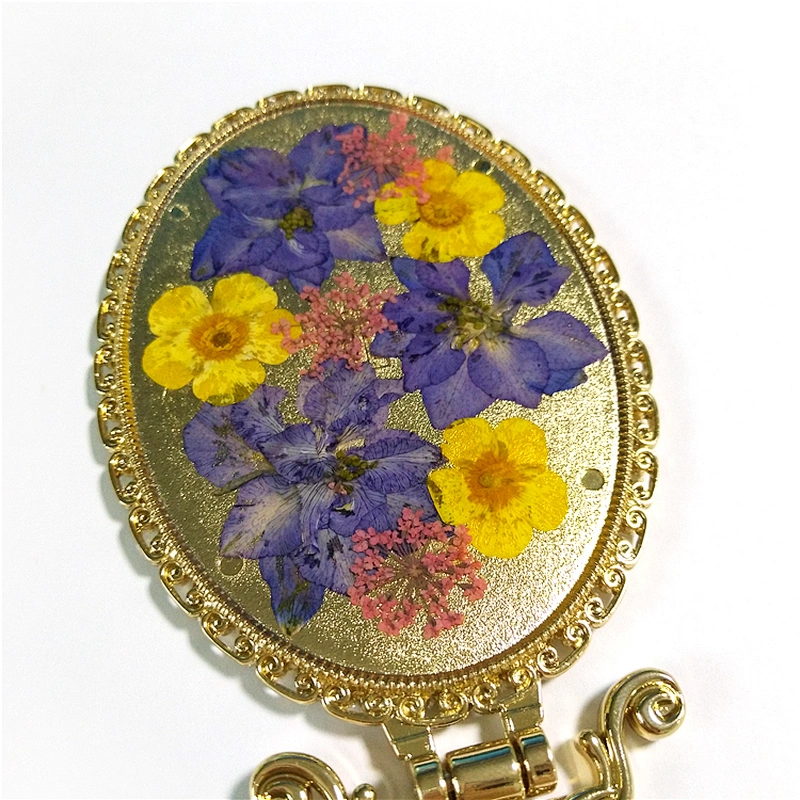 Dongguan factory custom antique portable hand princess mirror for girl gift