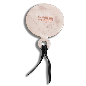 Fashion cosmetic metal mirror with epoxy sticker for custom desgin