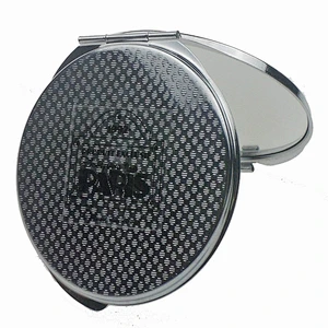 70mm iron round MiQi design custom compct vanity mirror for Christmas gift