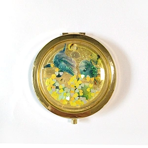 Sedex factory audit custom sparkly compact mirror with float glass