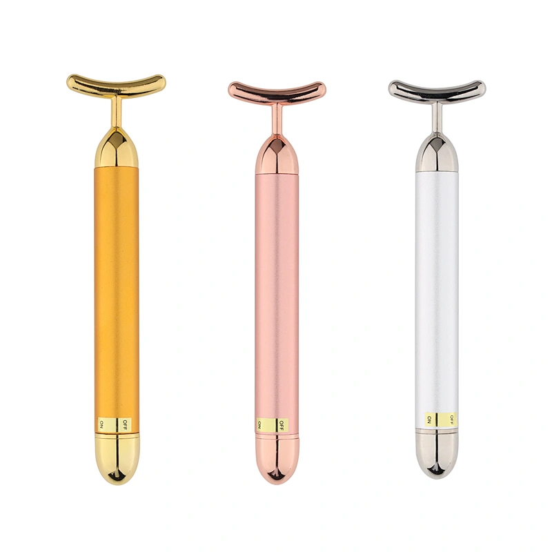 2020 Hot sale High Performance T Shape Gold Facial Massage Beauty Bar