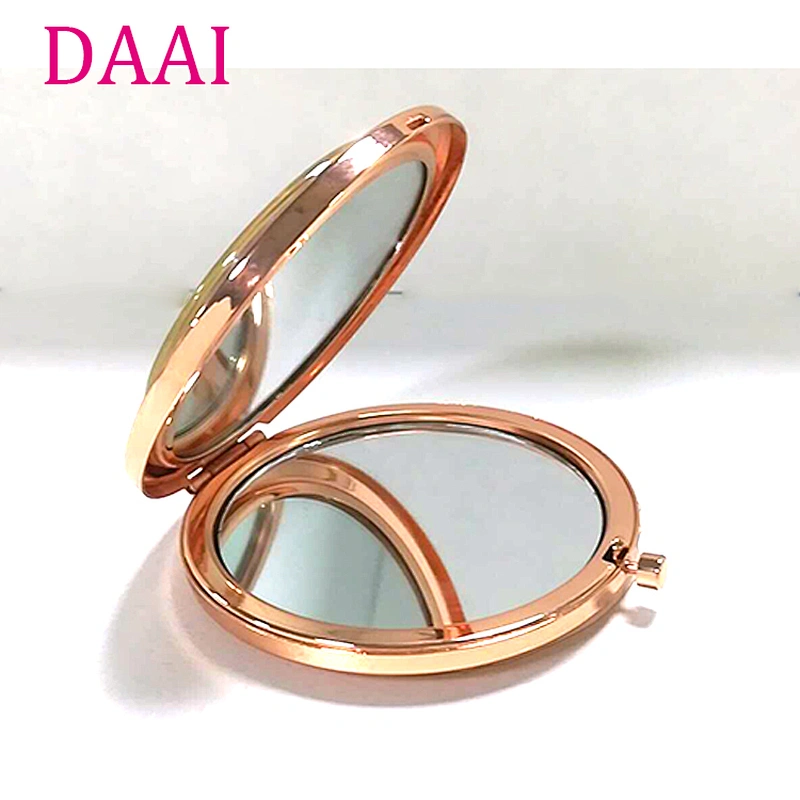 ISO9001:2015 audit factory wholesales glitter folding makeup mirror