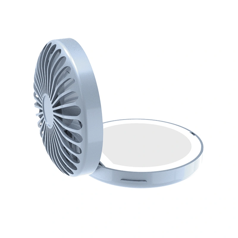 Amazon Top Seller Wholesale Makeup Mirror With Mini USB Fan, Pretty mirror fan