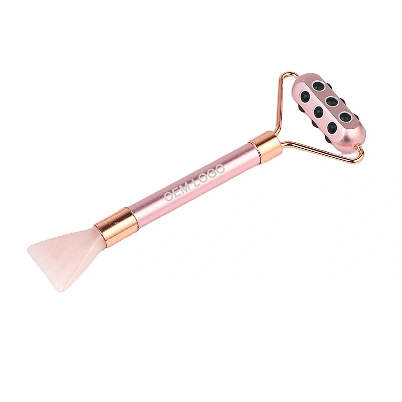 Hot sale jade roller face massage magnetic handheld massage tool face lifting massager