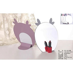 New design mirror gifts make-up desktop mirror Korea design mirror for girls