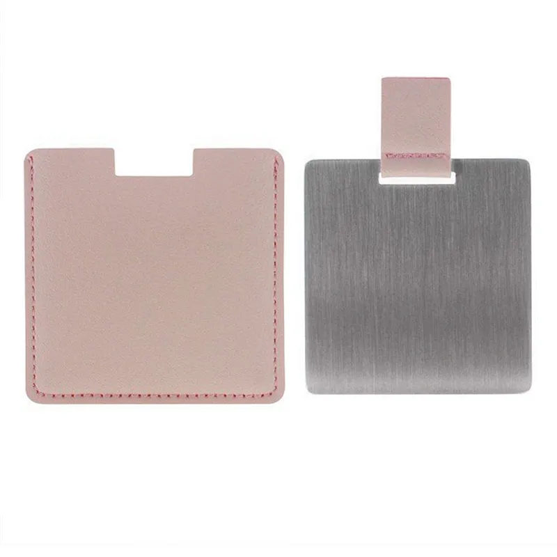 Spot metal mirror portable stainless steel makeup mirror carry-on gift small mirror wholesale customizable LOGO