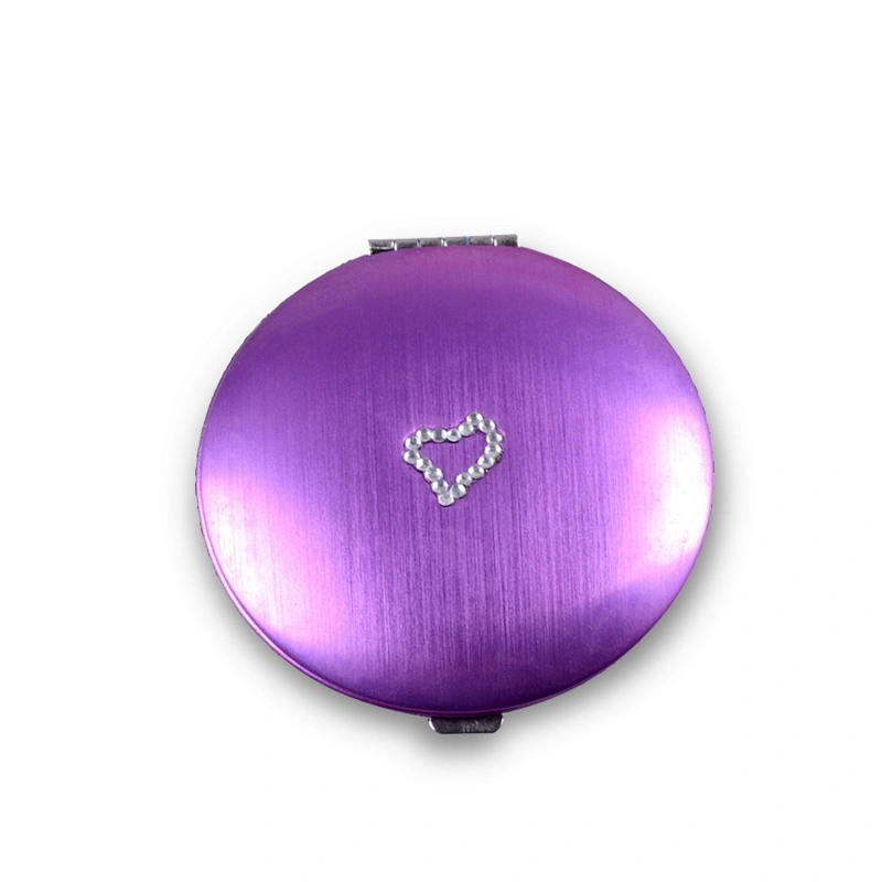 Wholesale Promotional Aluminium Jeweled Magnet Switch Cosmetic Mirror