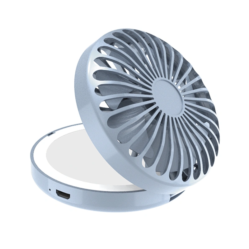 Amazon Top Seller Wholesale Makeup Mirror With Mini USB Fan, Pretty mirror fan