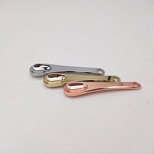 Gold Silver Rose Metal Makeup Applicator Mini Beauty Scoop Facial Cream Spoon Cosmetic Spatula