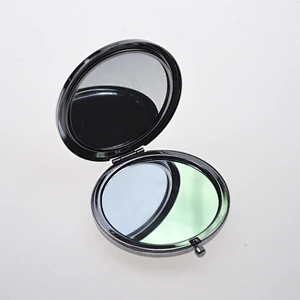 Custom promotional made rhinestone bling compact mirror