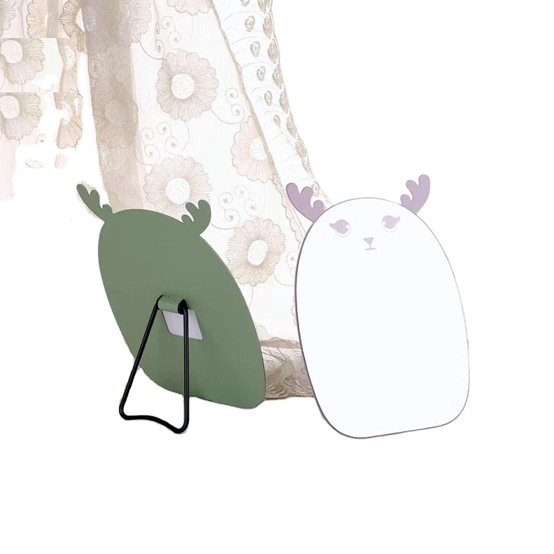2020 Customized table makeup mirror cute shape table mirror animal shape makeup mirror