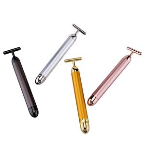 High Quality T shape  Beauty Personal Care Face Lift  Gold Energy Beauty Bar For Face