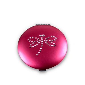 Wholesale Promotional Aluminium Jeweled Magnet Switch Cosmetic Mirror