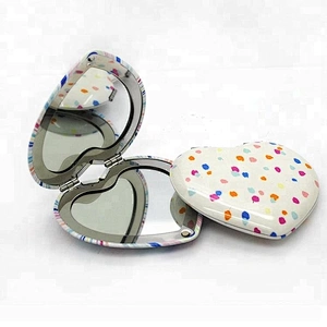 China factory custom alimunim foldable makeup mirror with anodic oxidation