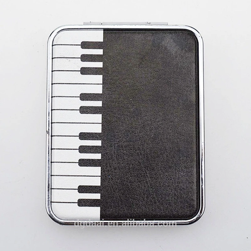PU leather square compact mirror and pocket mirror and cosmetic mirror