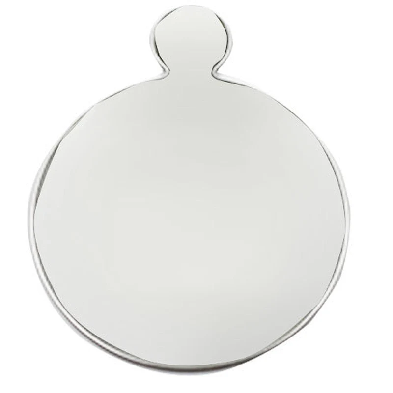 china suppler single epoxy custom pocket mirror with handle
