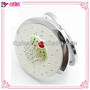 2014 new design fashion compact mirror vintage compact mirror