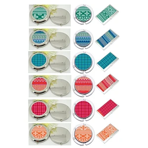 compact mirror bag hanger name card gift set