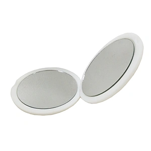 China top brand OEM 100mm round plastic compact makeup mirror