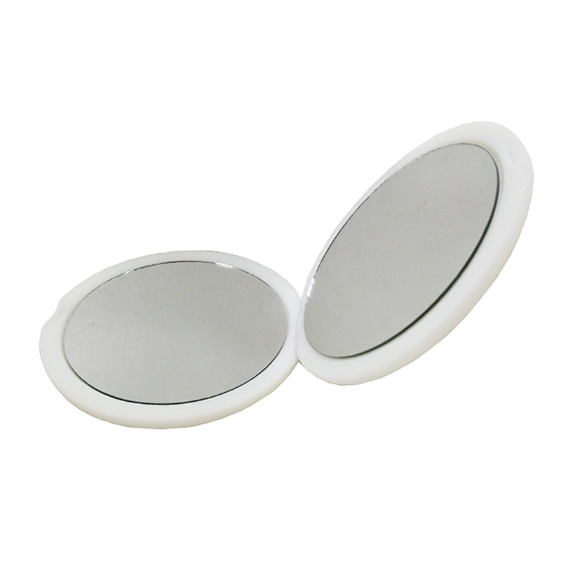 China top brand OEM 100mm round plastic compact makeup mirror