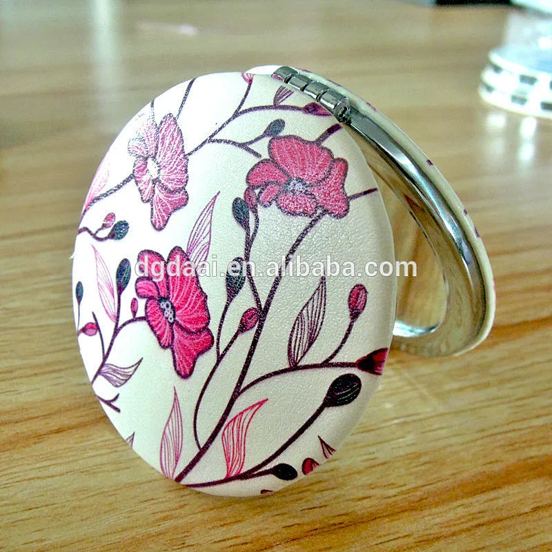Hot 2014 new high quality folding metal cosmetics hand mirror