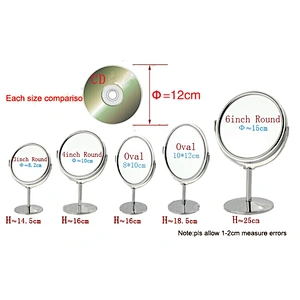 Personal Care double sided 5X magnifications desktop mirror