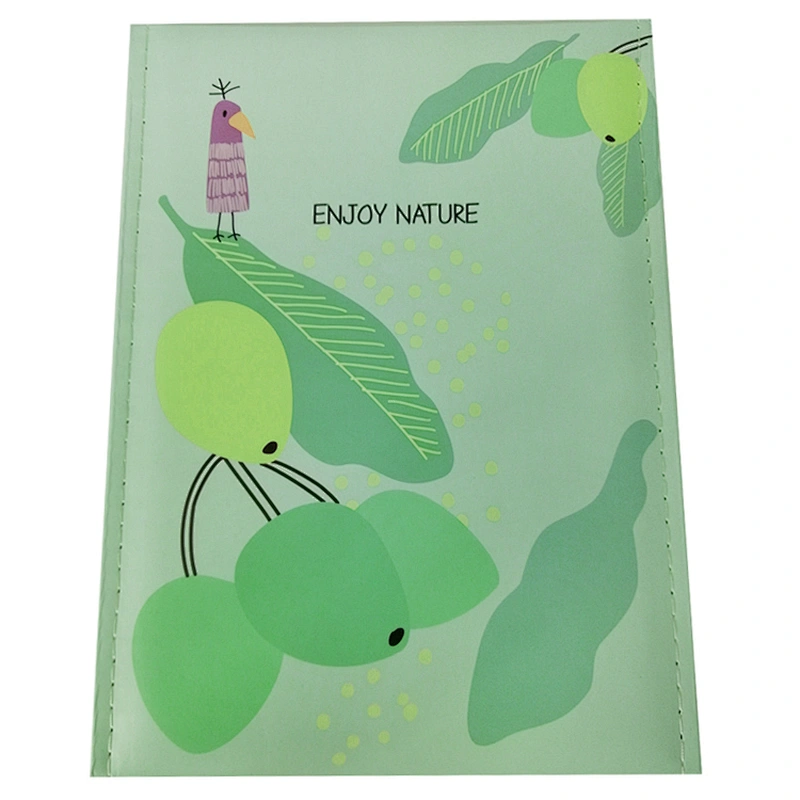 china suppliers custom green square paper frame 3 fold mirror