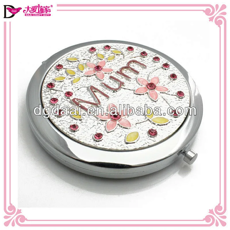 2014 new design small compact mirror Mother's day gifts mirror