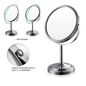 Large table makeup magnify decorative mirrors