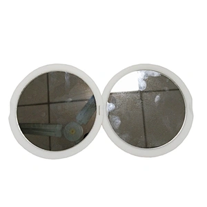 China top brand OEM 100mm round plastic compact makeup mirror