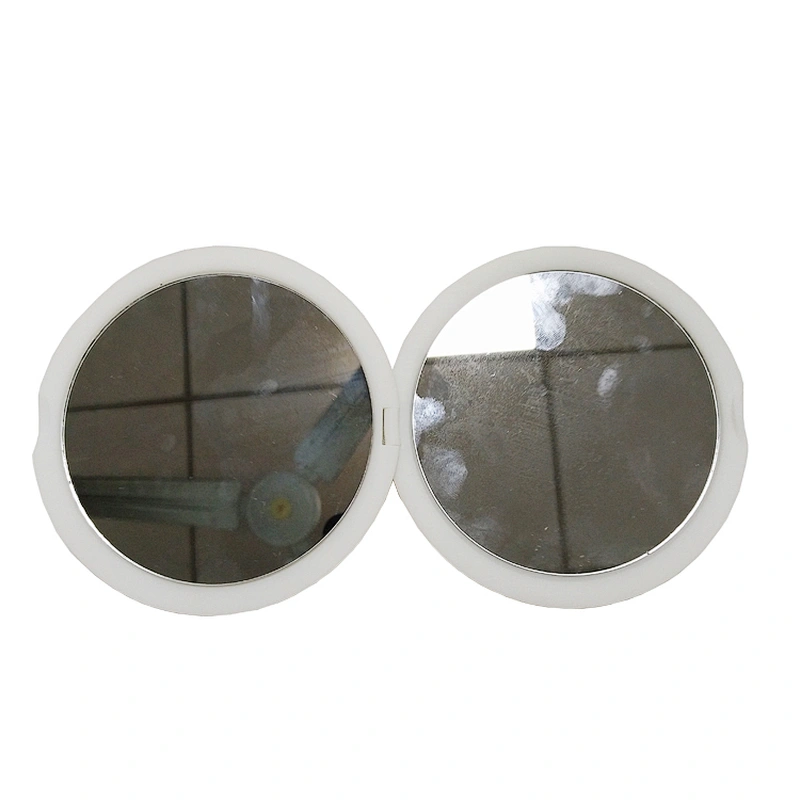 China top brand OEM 100mm round plastic compact makeup mirror