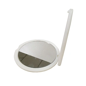 China top brand OEM 100mm round plastic compact makeup mirror