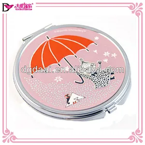 New design vintage epoxy compact mirror decorative compact mirrors
