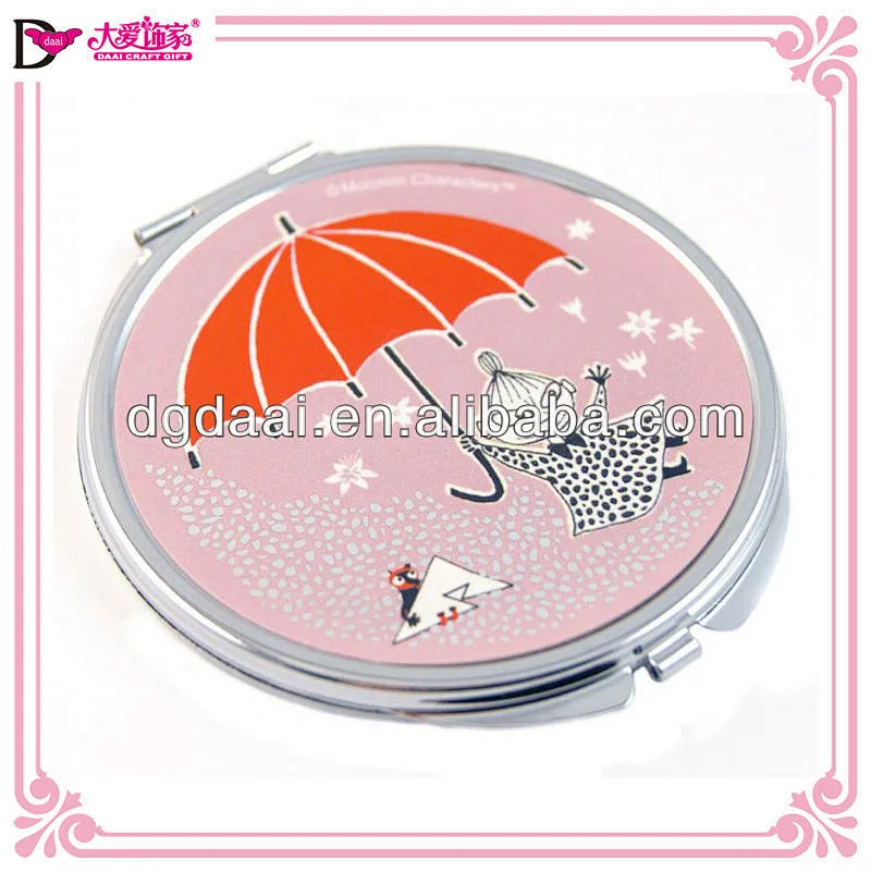 New design vintage epoxy compact mirror decorative compact mirrors