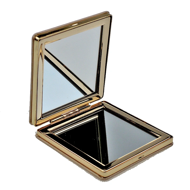 Dongguan pu cover leather purse size pocket mirror