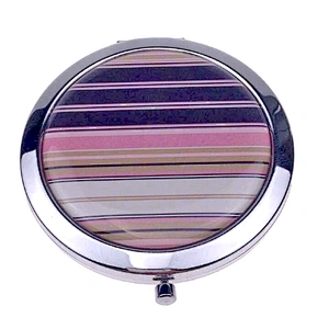 New Design Fashion Style Cheap Promotional Hanging Pocket Makeup Mirror silicone purse Mirror Foldable Mirror