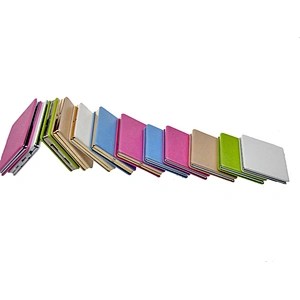 Customize pu leather portable purse size square pocket mirror
