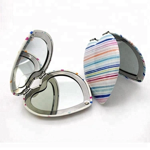 China factory custom alimunim foldable makeup mirror with anodic oxidation