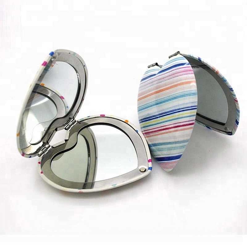 China factory custom alimunim foldable makeup mirror with anodic oxidation