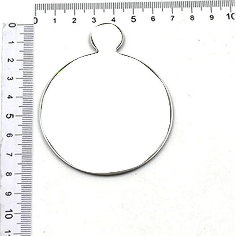 china suppler single epoxy custom pocket mirror with handle