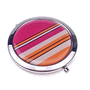 New Design Fashion Style Cheap Promotional Hanging Pocket Makeup Mirror silicone purse Mirror Foldable Mirror