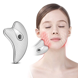 Guasha Scraping Facial Massager LED Light Microcurrent skin rejuvenation Electric Body  Machine Face Slimming Device