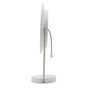 Led Round table mirror 360 degree rotation detachable  3 Color Lighting  Modes Intelligent Touch makeup mirror with lamp